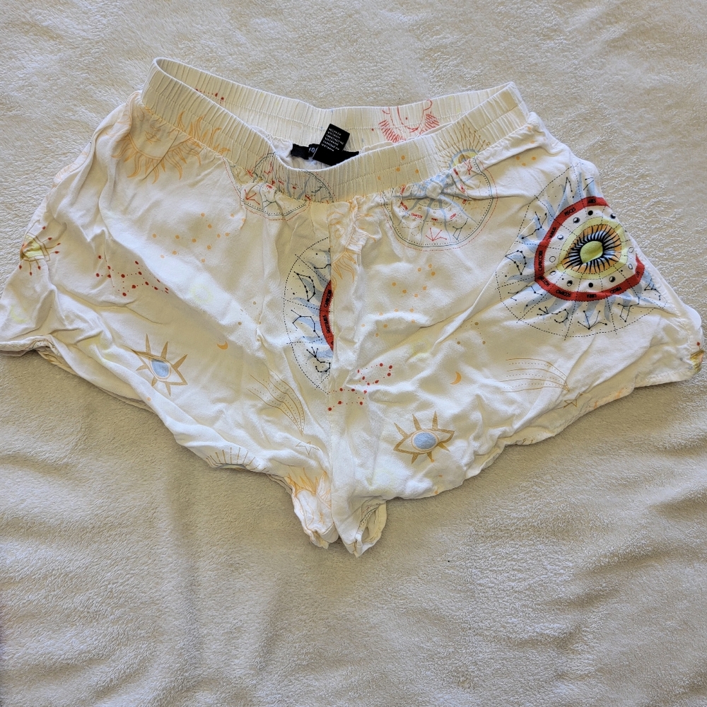 Astrology pajama shorts